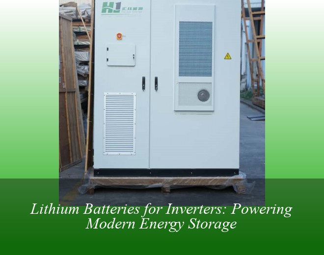 Lithium Batteries for Inverters: Powering Modern Energy Storage